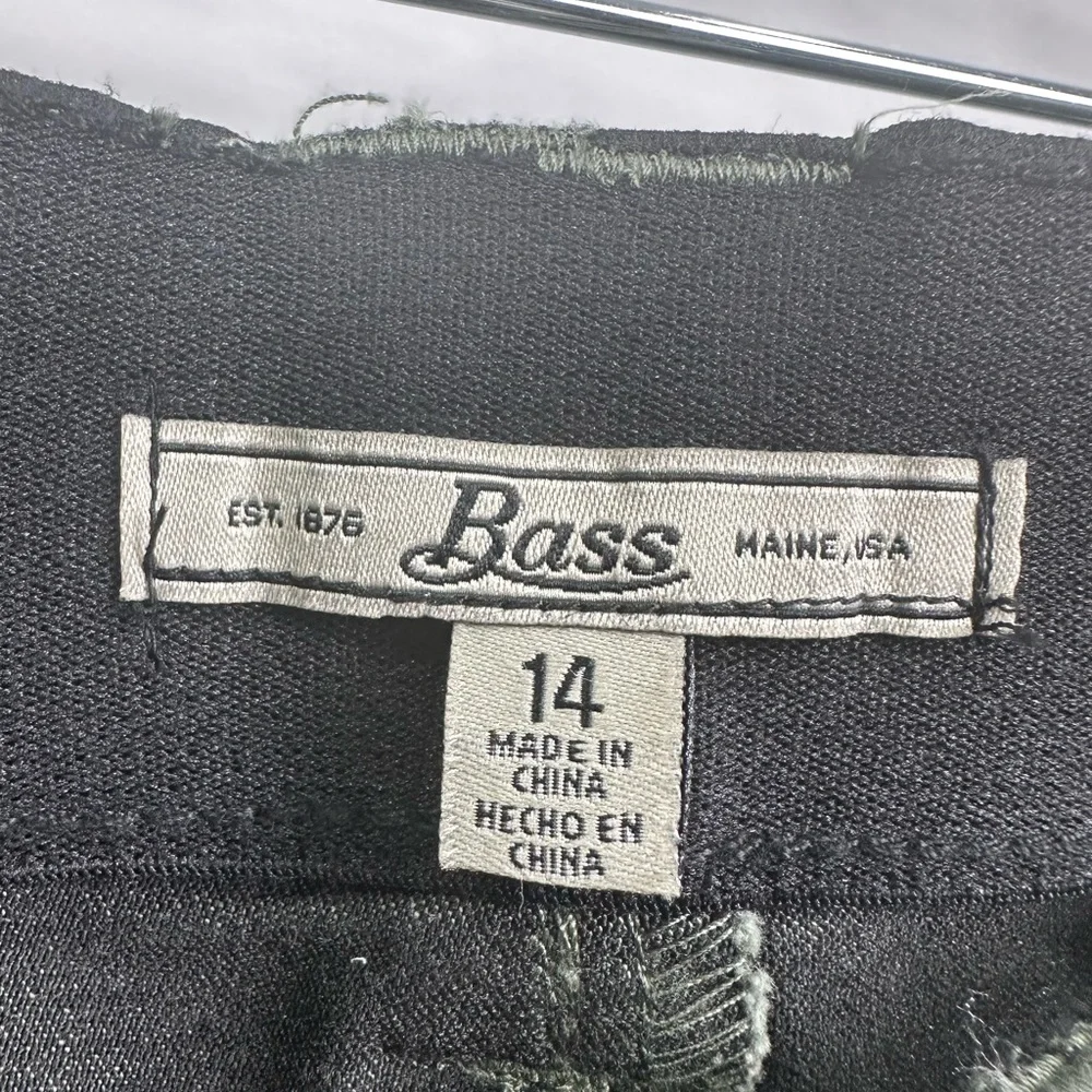 G. H. Bass Olive Green Rosemary High Waist Skinny Ankle Jeans NWT Size 14 NEW